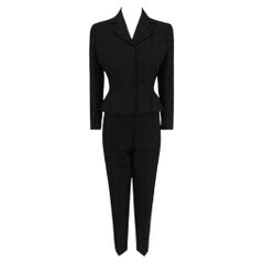 S/S 1996 John Galliano ‘L'Ecole de Danse’ Runway Broderie Anglaise Pantsuit US8