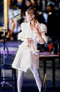 S/S 1996 John Galliano ‘L'Ecole de Danse’ Runway Broderie Anglaise Skirt Suit