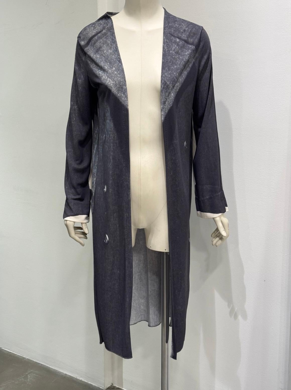 S/S 1996 Maison Margiela - Cardigan long en trompe d'oeil 