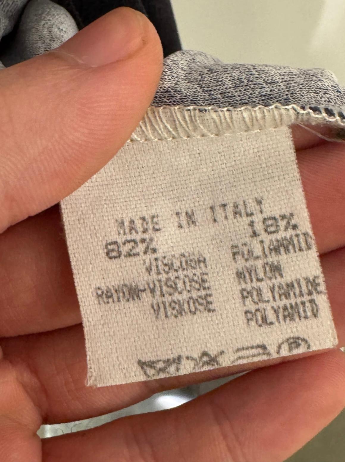 S/S 1996 Maison Margiela - Cardigan long en trompe d'oeil 