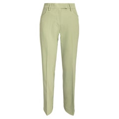 Vintage S/S 1996 Prada by Miuccia Prada Light Green Trousers