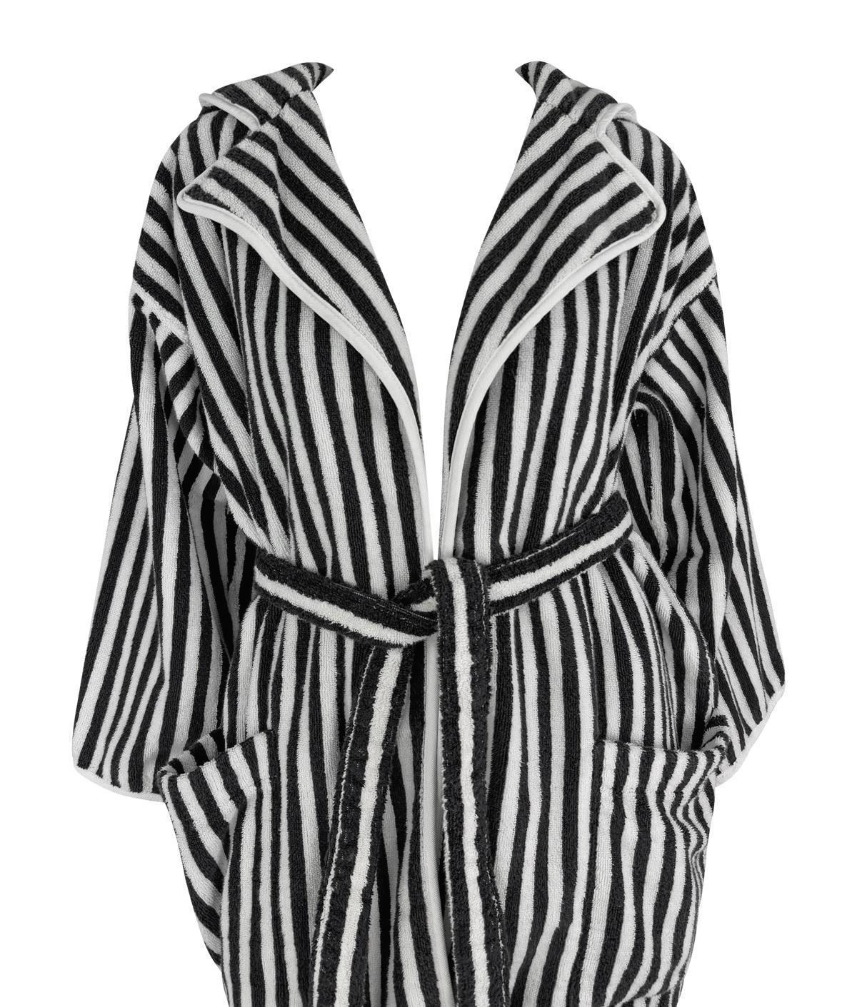 Women's S/S 1997 Christian Dior by Gianfranco Ferré CD Striped Terrycloth Hooded Robe For Sale