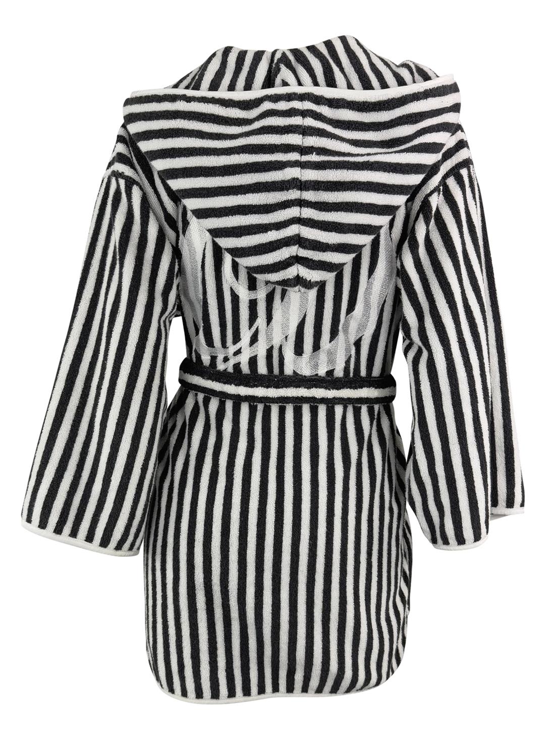 S/S 1997 Christian Dior by Gianfranco Ferré CD Striped Terrycloth Hooded Robe For Sale 3