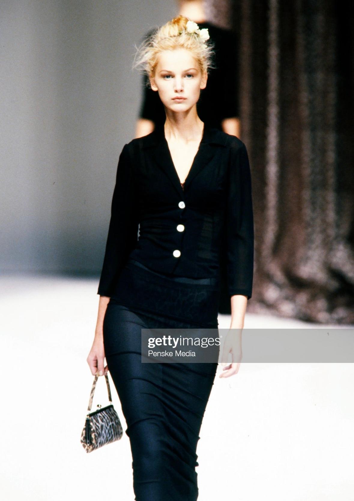 Women's S/S 1997 Dolce & Gabbana Runway Cheetah Print Fabric Evening Shoulder Bag
