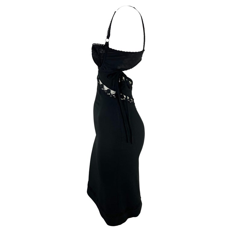Dolce & Gabbana Spring 1997 Black Sheer Dress