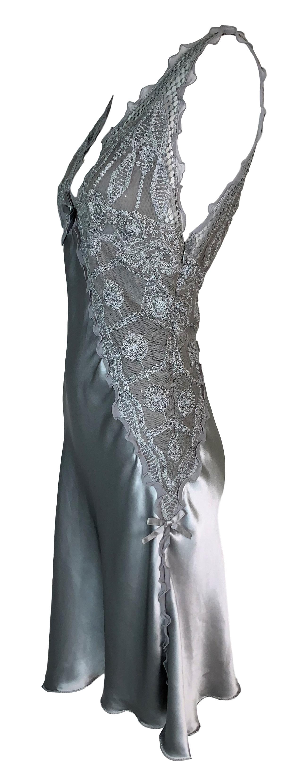 versace silver dress
