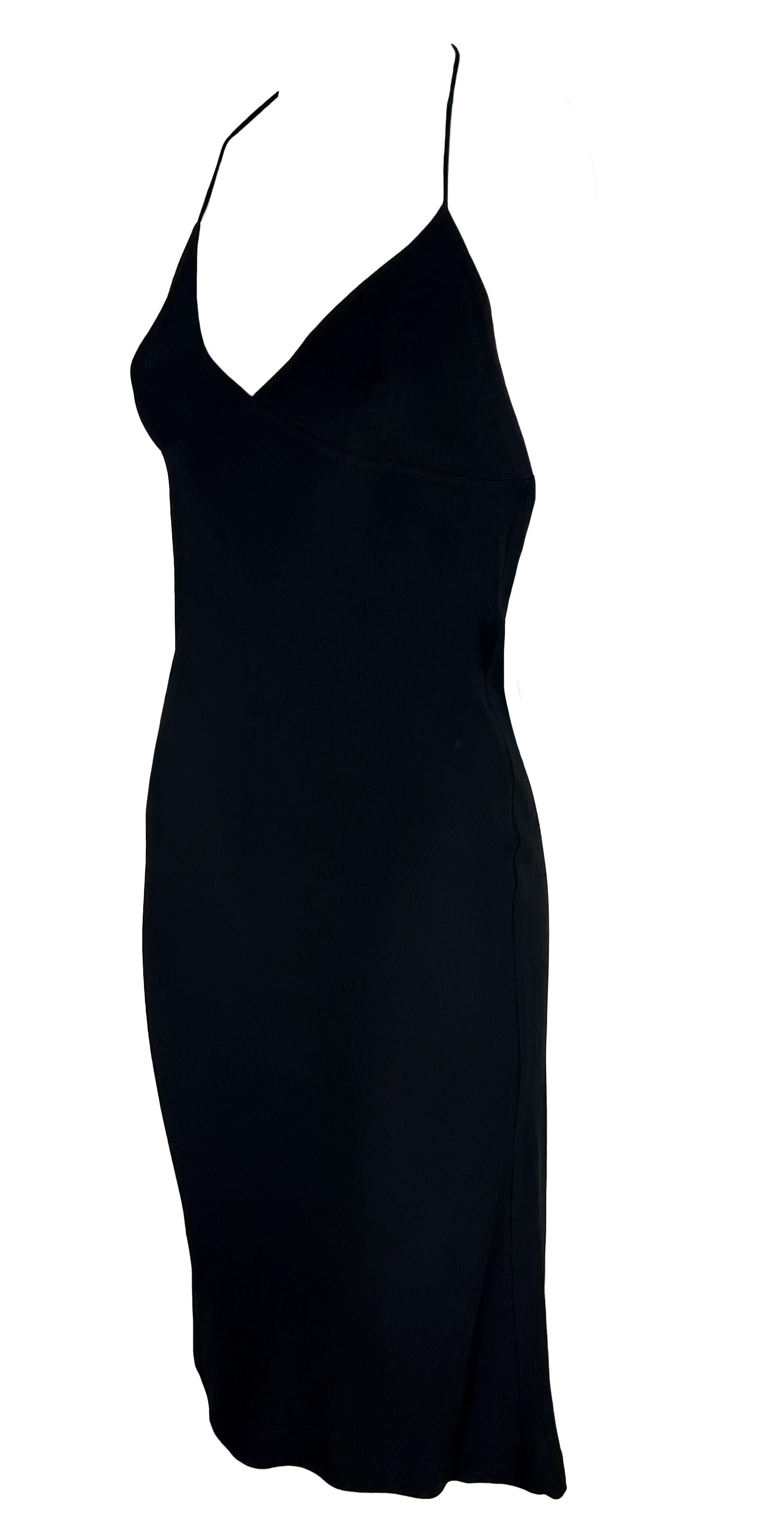 S/S 1997 Gucci by Tom Ford Black Halter Neck Mini Dress In Excellent Condition For Sale In West Hollywood, CA