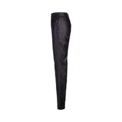S/S 1997 Gucci by Tom Ford Black Lurex Disco Pants