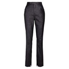 S/S 1997 Gucci by Tom Ford Black Lurex Disco Pants