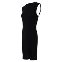S/S 1997 Gucci by Tom Ford Black Stretch Sleeveless Bodycon Cocktail Dress IT42