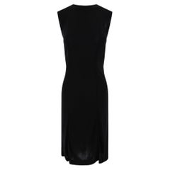 S/S 1997 Gucci by Tom Ford Black Stretch Sleeveless Bodycon Cocktail Dress IT42