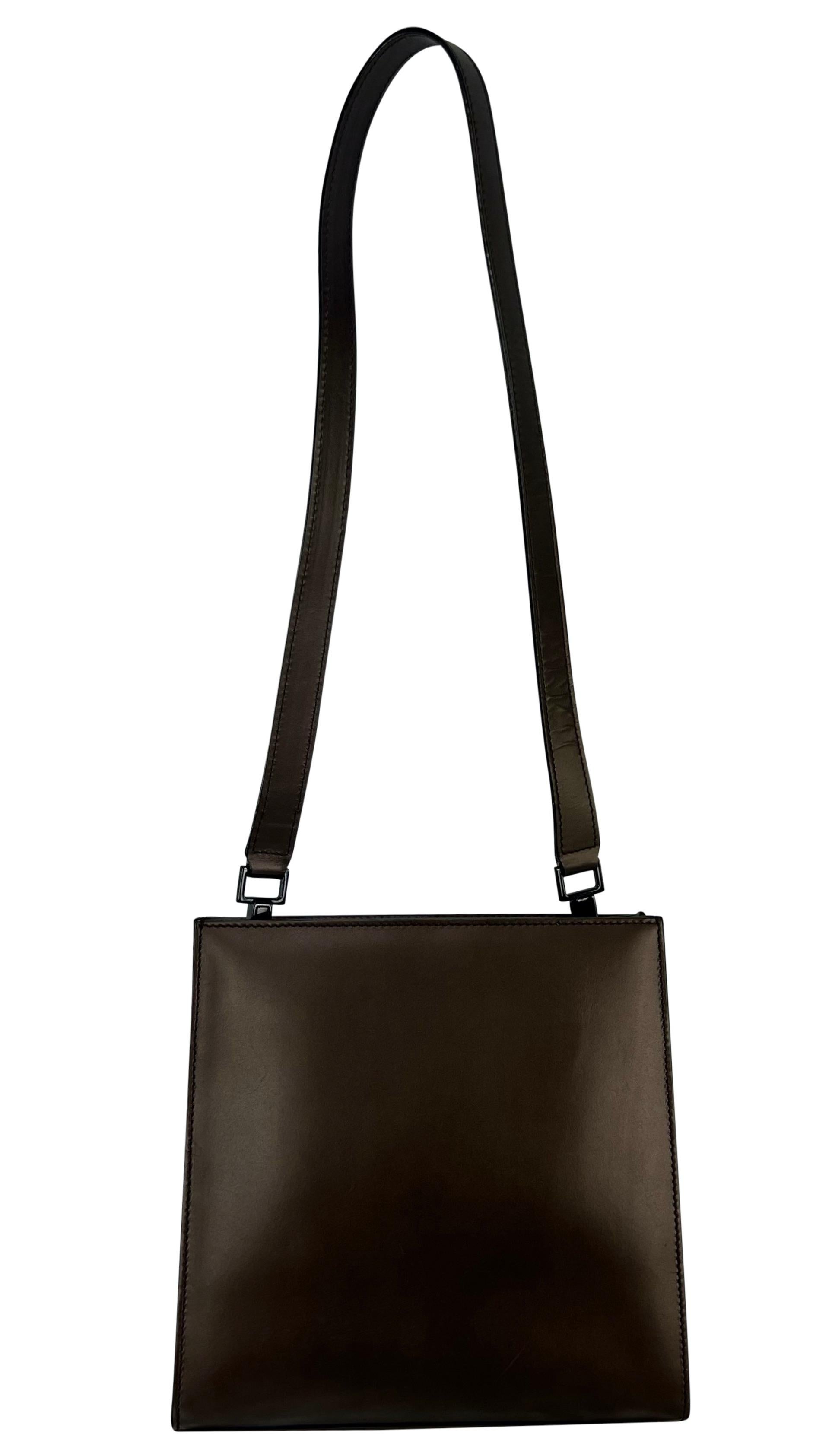 S/S 1997 Bolso cruzado convertible de piel metalizada Gucci by Tom Ford en venta 2
