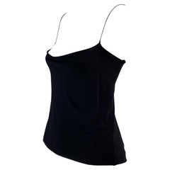 S/S 1997 Gucci by Tom Ford Sheer Navy Tank Top 