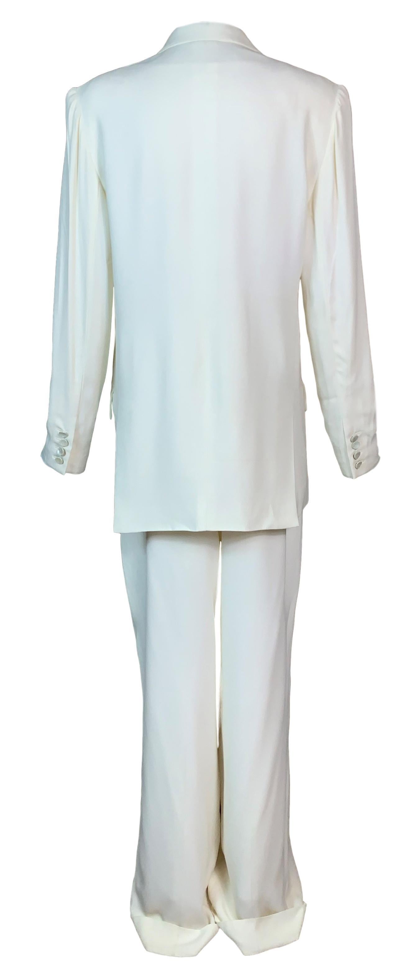 dior white suit