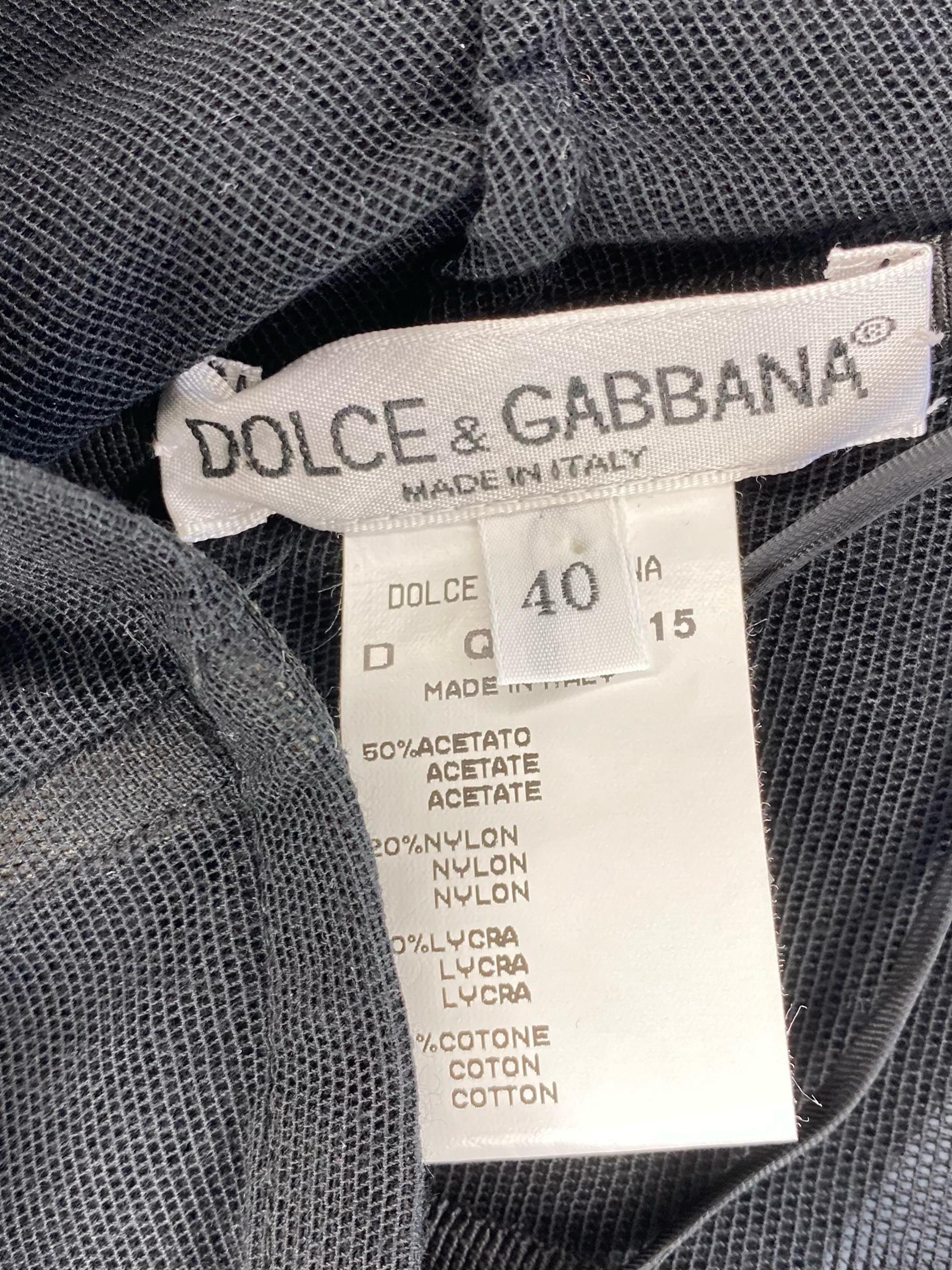 S/S 1998 Dolce & Gabbana Butterfly Corset Black Mini Dress Stromboli Collection 1