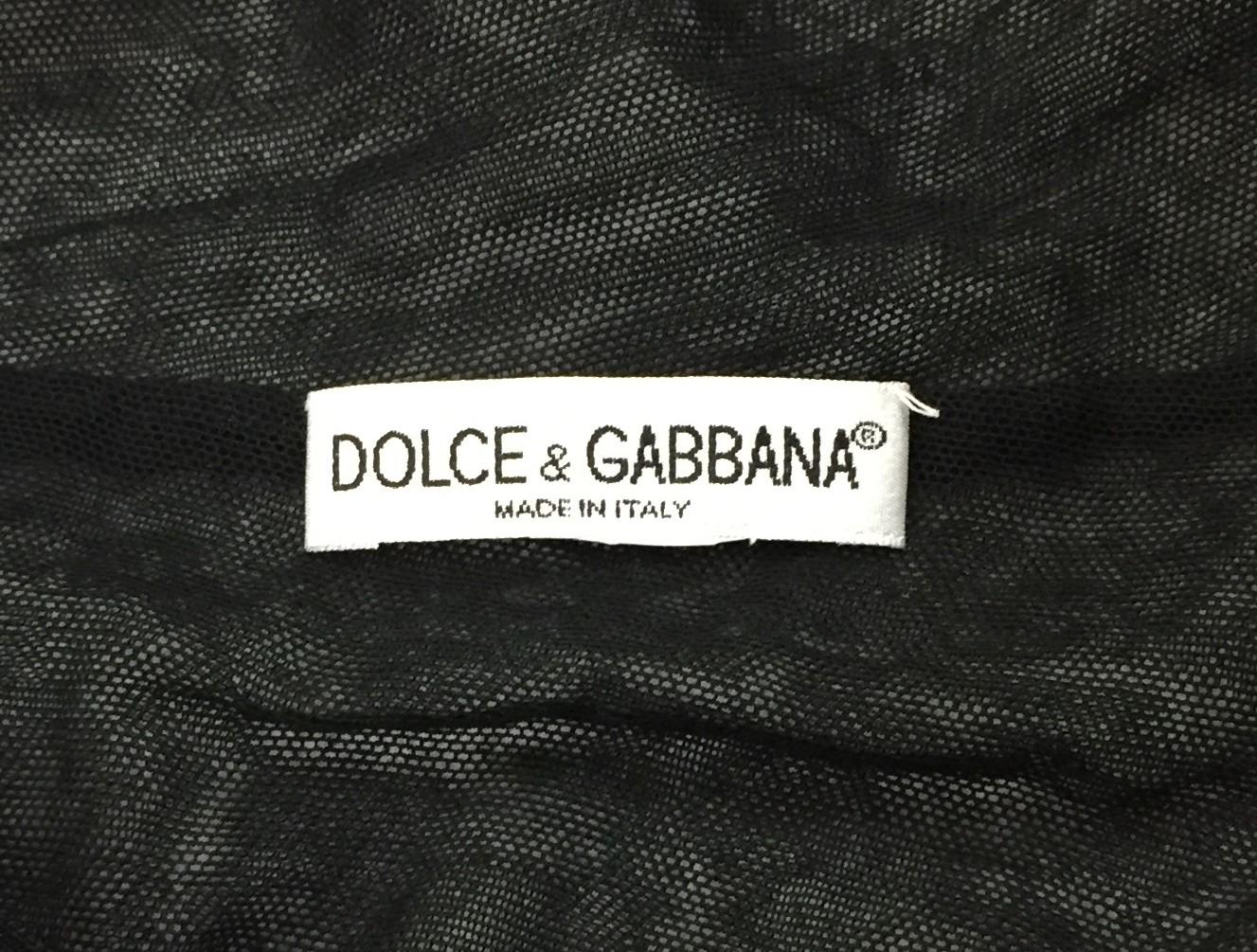 dolce and gabbana sheer dress