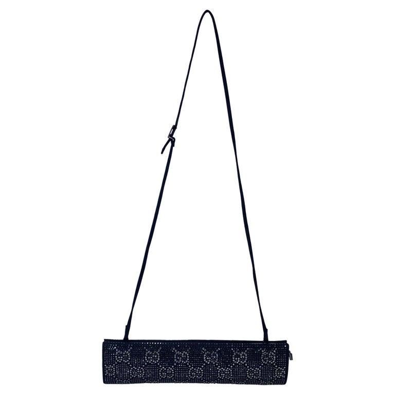 S/S 1998 Gucci by Tom Ford Crystal 'GG' Rhinestone G Buckle Shoulder ...