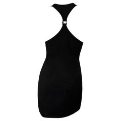 S/S 1998 Gucci by Tom Ford G Buckle Logo Racerback Knit Mini Dress