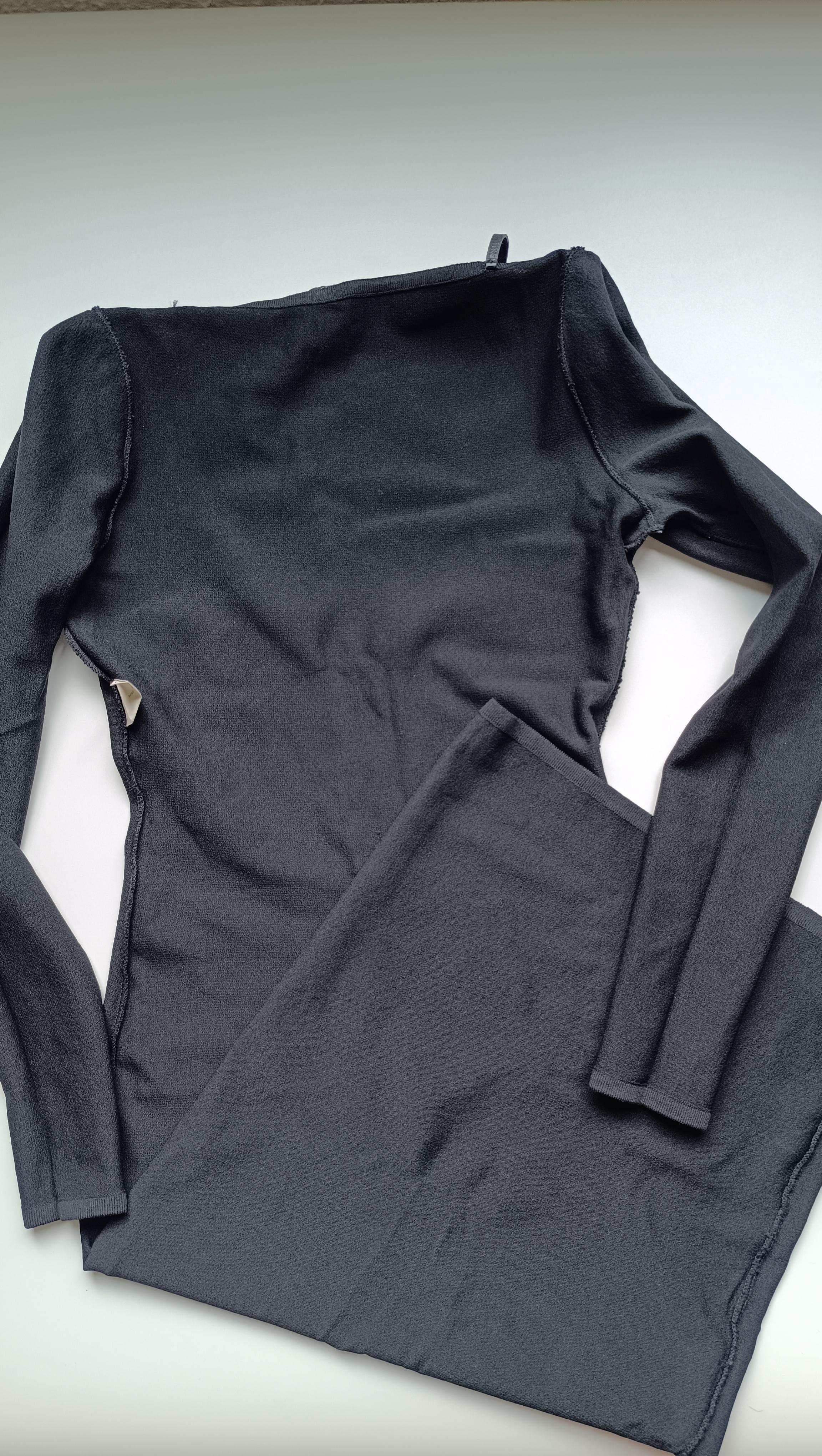 S/S 1998 Gucci by Tom Ford Lederriemen Bodycon Schwarzes Kleid Laufsteg 1990s im Angebot 10
