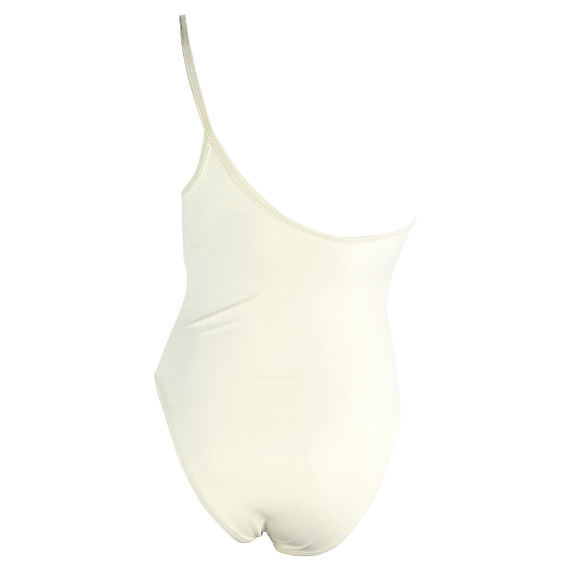  S 1998 - Gucci by Tom Ford - Maillot de bain blanc une pièce avec boucle « G » Pour femmes 