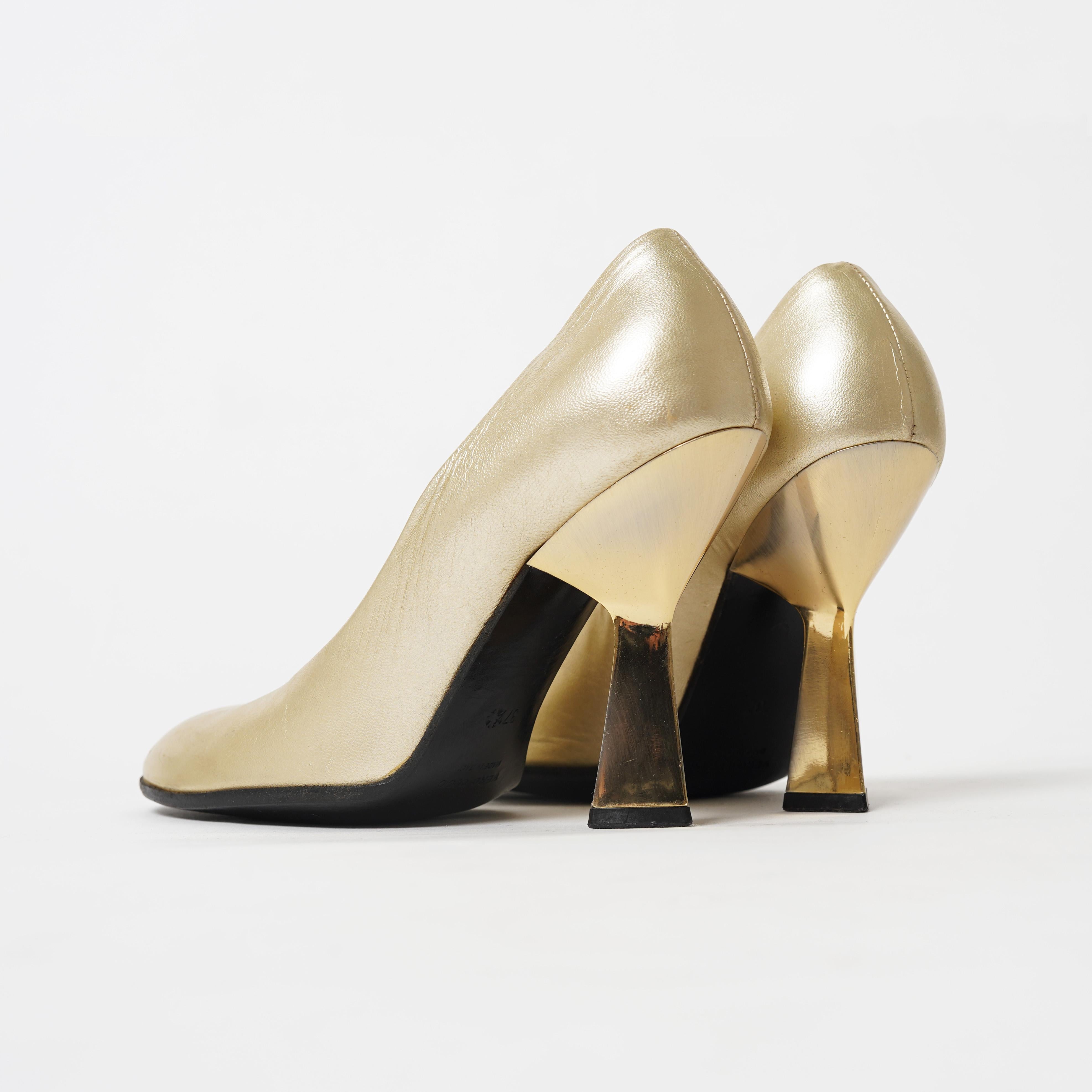 S/S 1998 Miu Miu Runway Chaussures à talon miroir Pour femmes en vente
