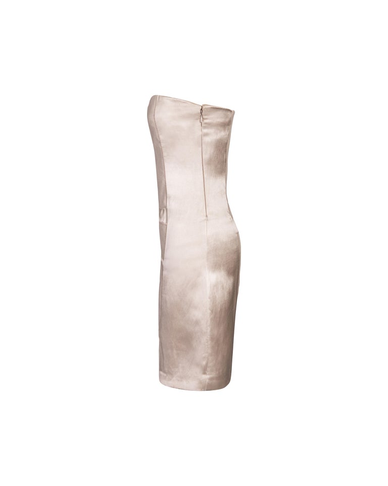 knee length dresses for ladies Pleasance Strapless Mini Dress Black