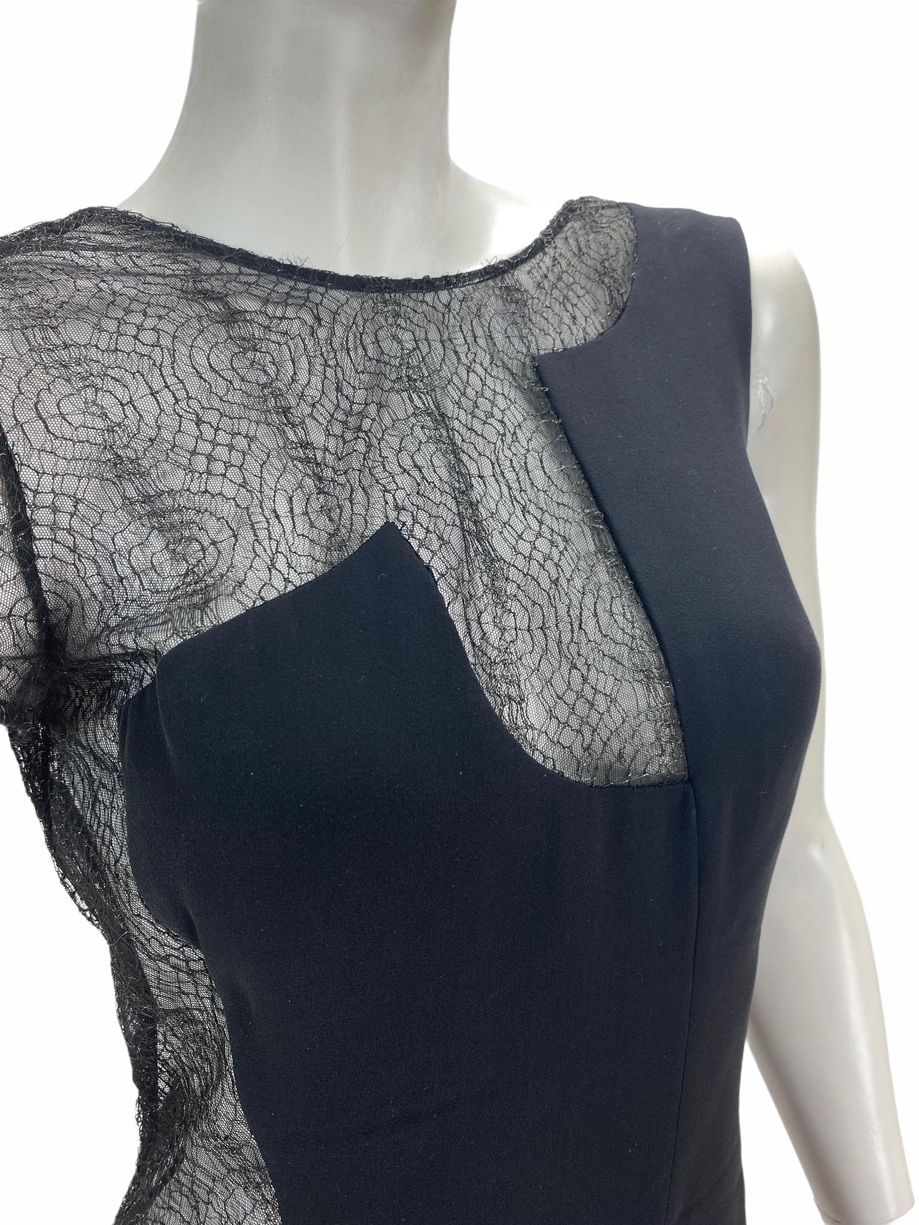 Robe noire vintage Gianni Versace Couture P/E 1998 Pour femmes en vente