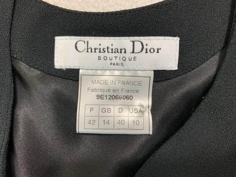 S/S 1999 Christian Dior John Galliano Black High Slit Sheer Pleated ...