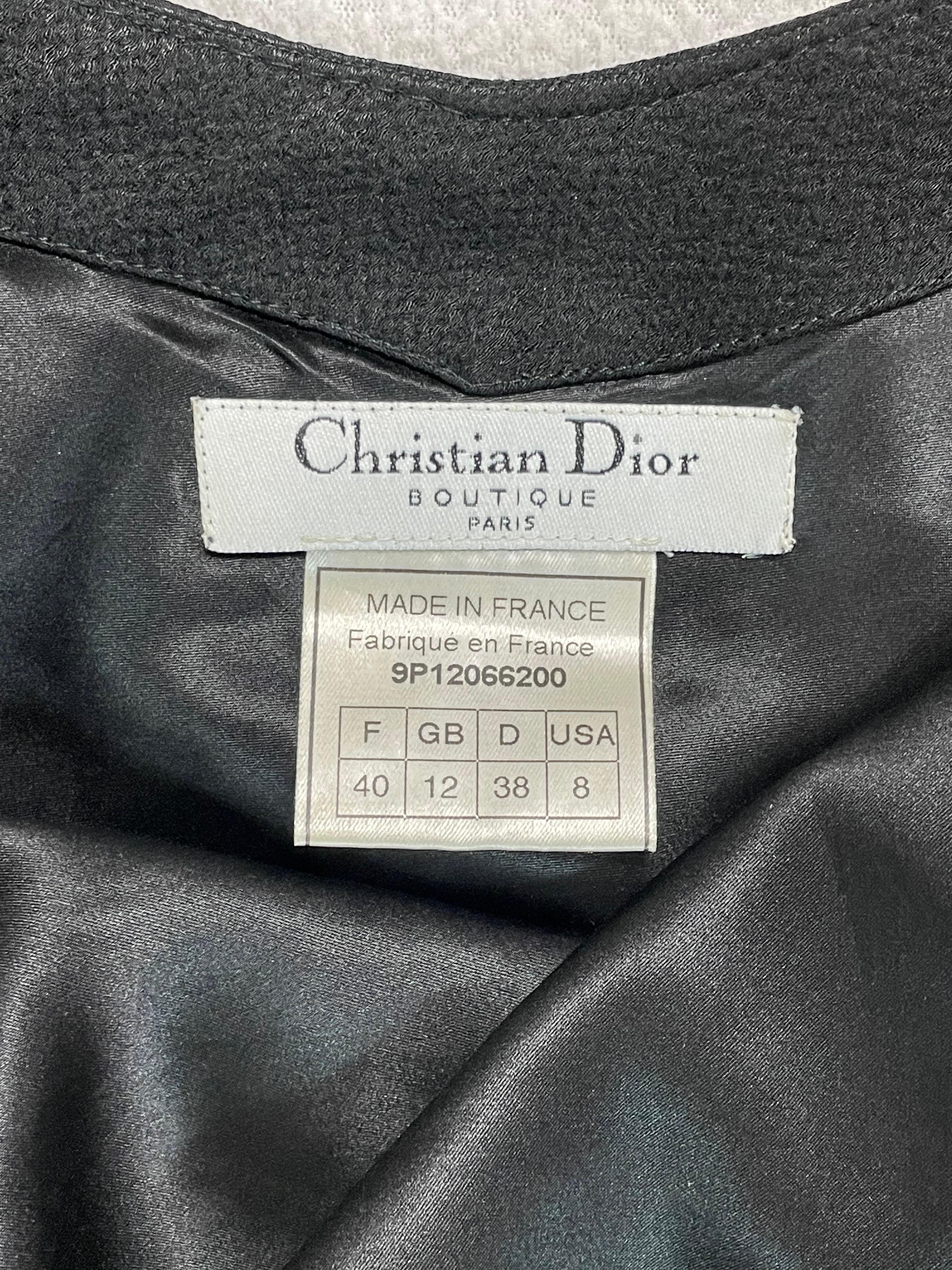 Women's S/S 1999 Christian Dior John Galliano Black Long High Slit Maxi Lace Dress