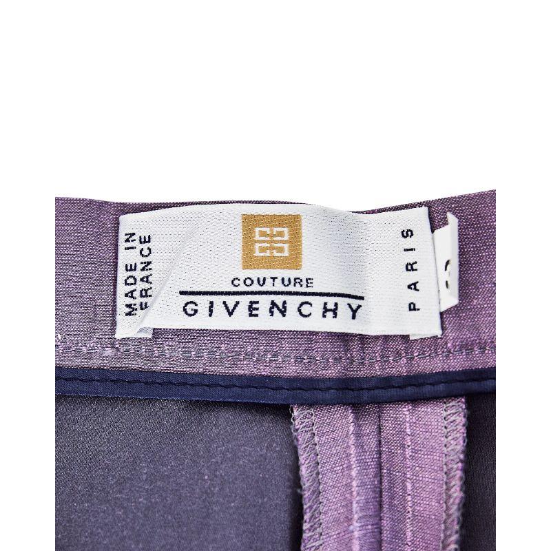 Women's S/S 1999 Givenchy Couture by Alexander McQueen Purple Pant Suit Set