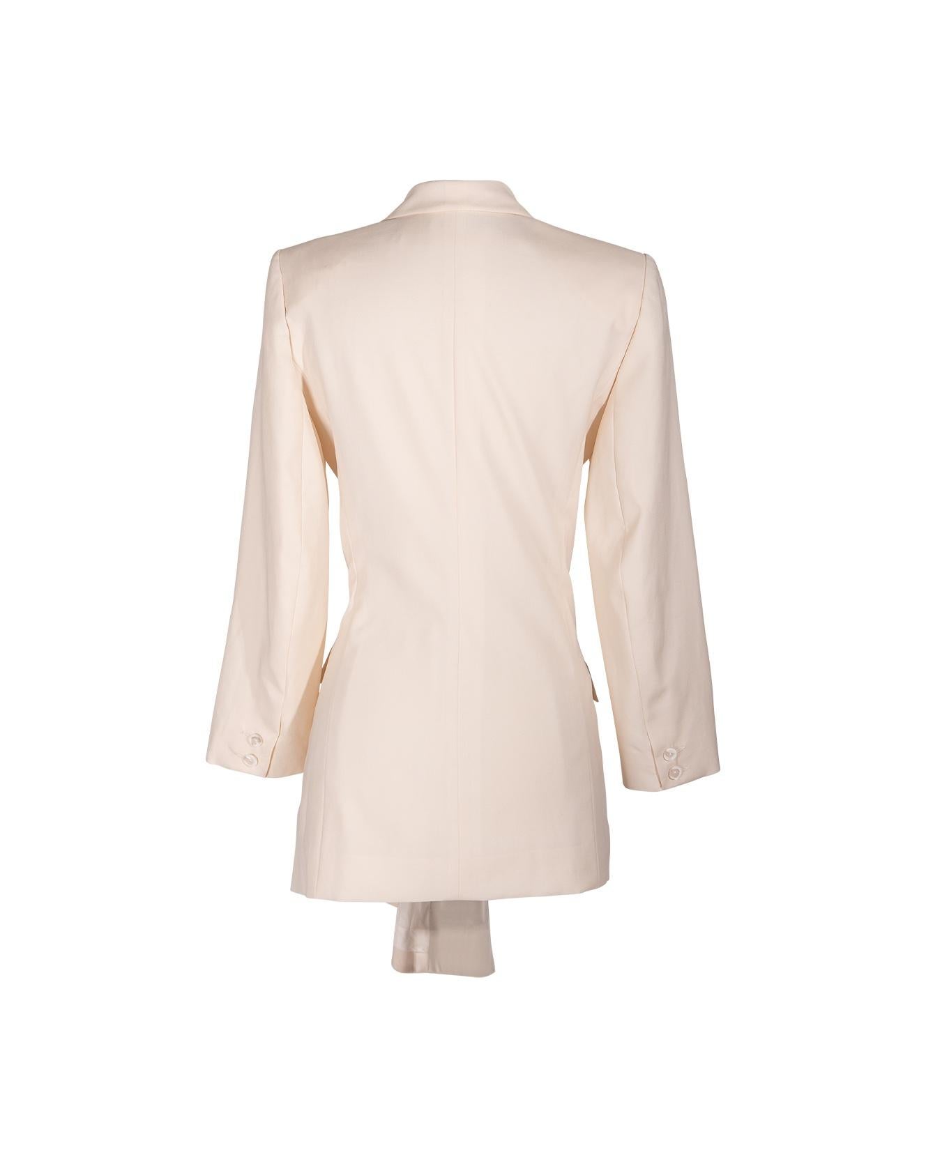 Women's S/S 1999 Givenchy Couture by Alexander McQueen Tuxedo Blazer