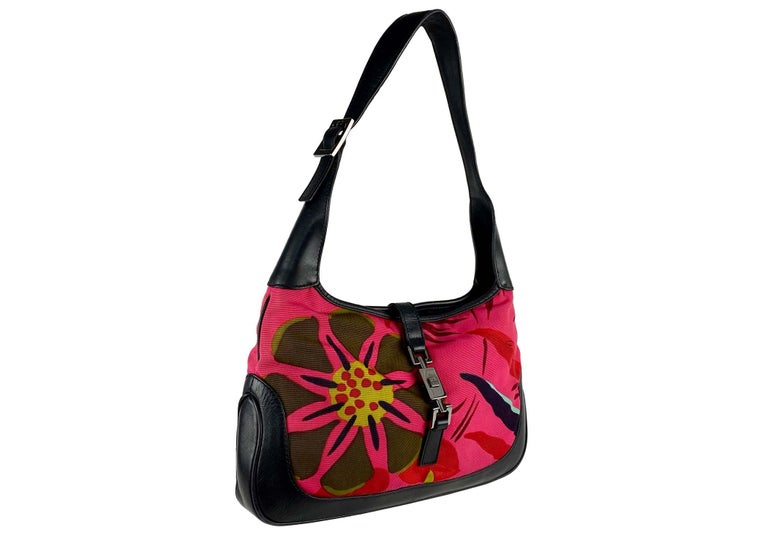 Gucci flower print bag shop