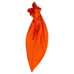 S/S 1999 Gucci by Tom Ford Large Neon Orange Nylon Drawstring Travel Bag