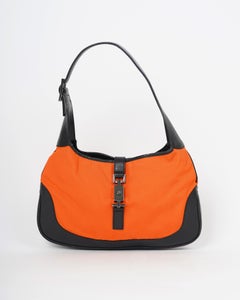 S/S 1999 Gucci by Tom Ford Runway & Campaigner Borsa Jackie Hobo arancione in grassetto