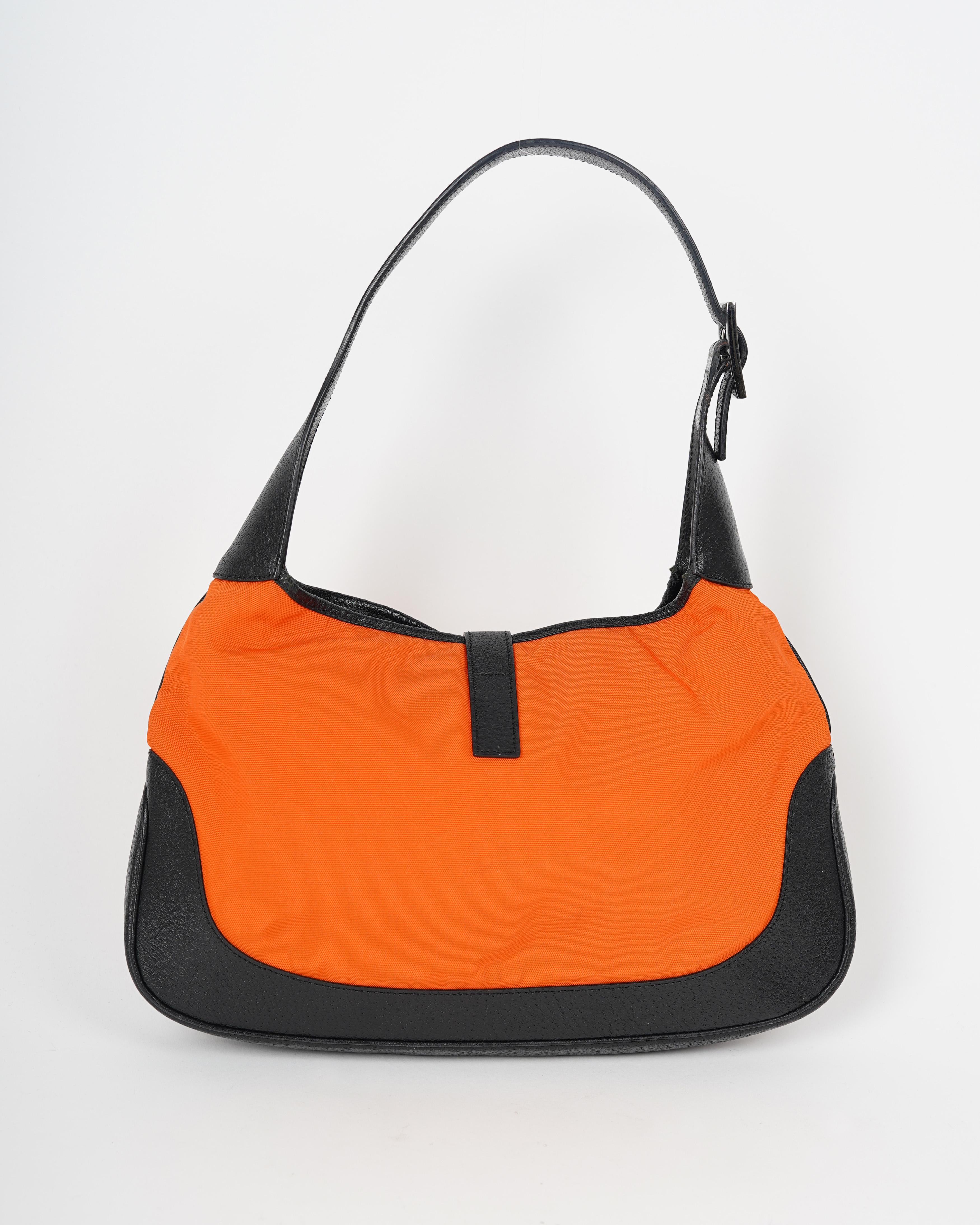S/S 1999 Gucci by Tom Ford Runway & Campaign Bold Orange Jackie Hobo Bag For Sale 2