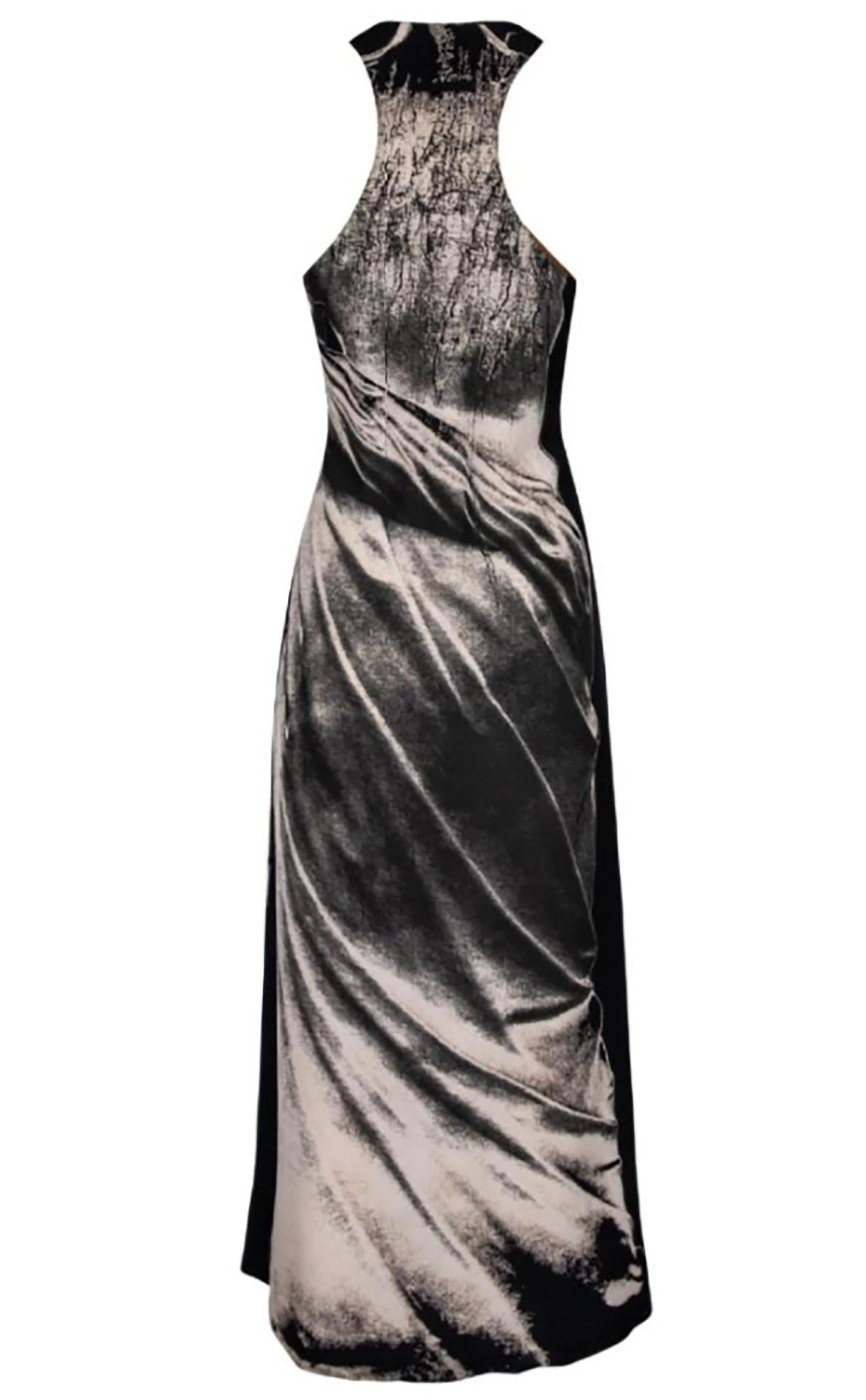 S/S 1999 Jean Paul Gaultier Silk Statue Dress In Excellent Condition In Austin, TX