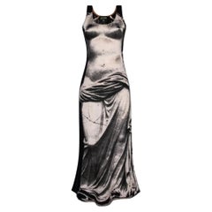 S/S 1999 Jean Paul Gaultier Silk Statue Dress