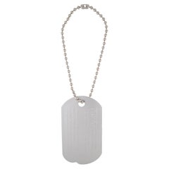 S/S 1999 MARTIN MARGIELA Oversized Dog Tag