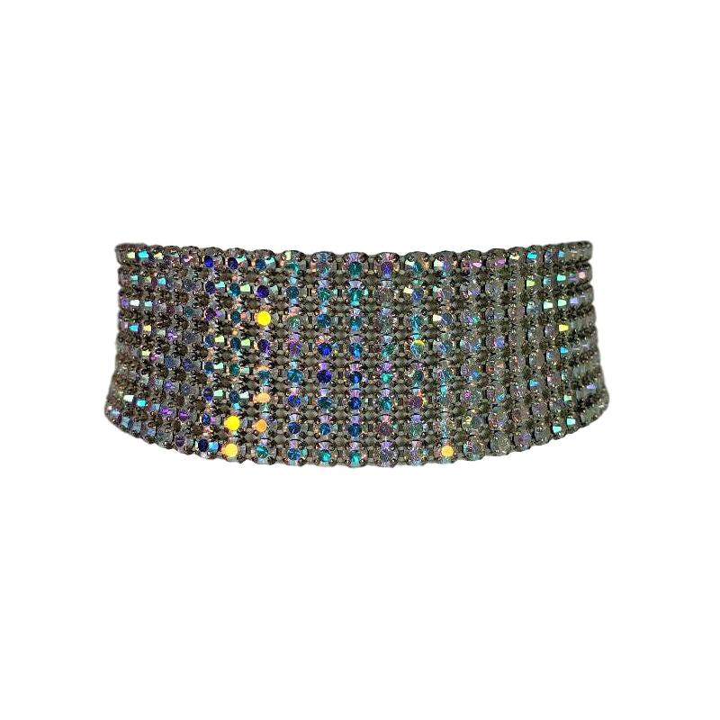 S/S 2000 Dolce & Gabbana Crystal Choker Necklace