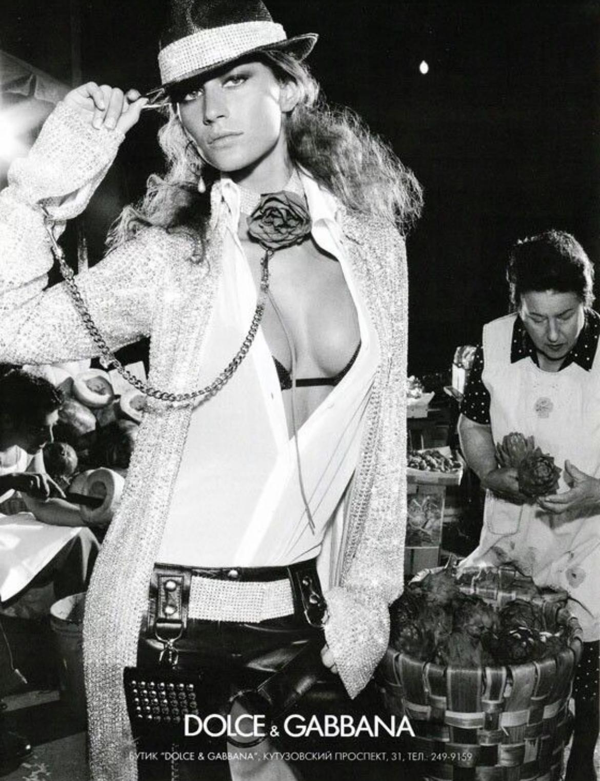 S/S 2000 Dolce & Gabbana Rhinestone Clear Rhinestone Belt 3