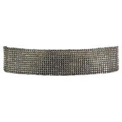 S/S 2000 Dolce & Gabbana Runway Swarovski Crystal Rhinestone Belt