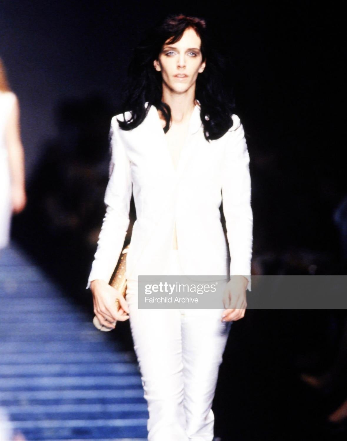 P/E 2000 Gianni Versace by Donatella Versace Runway Pochette convertibile in oro con strass in vendita 1