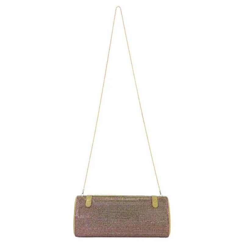 S/S 2000 Gianni Versace by Donatella Versace Pasarela Bolso convertible de brillantes morado