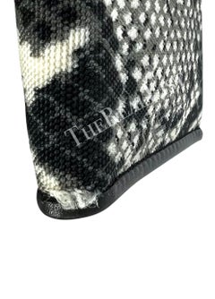 S/S 2000 Gucci by Tom Ford Grey Snake Print Condom Holder