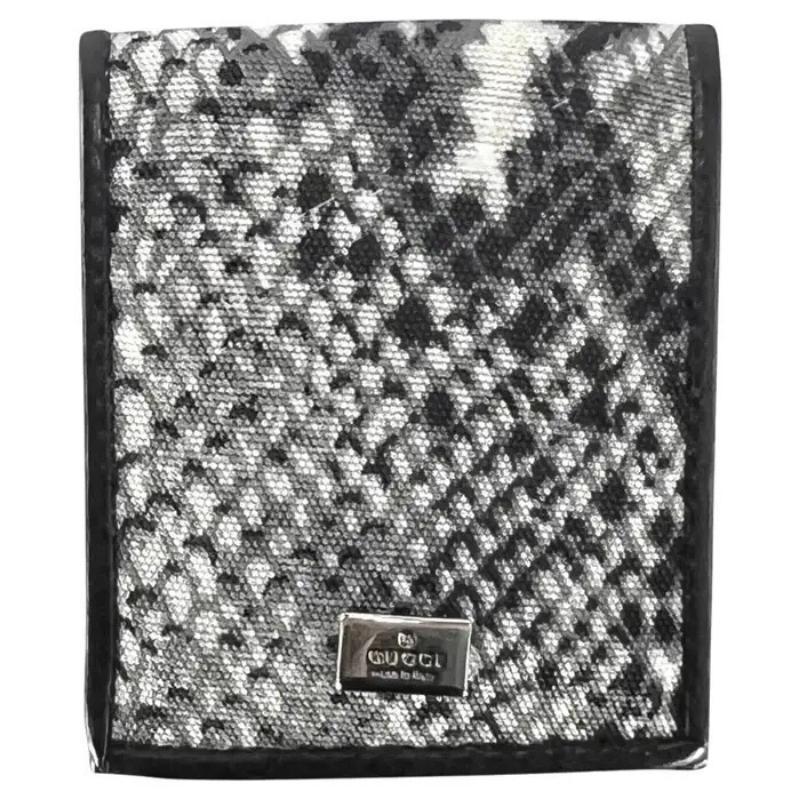 S/S 2000 Gucci by Tom Ford Preservativo con estampado de serpiente gris en venta