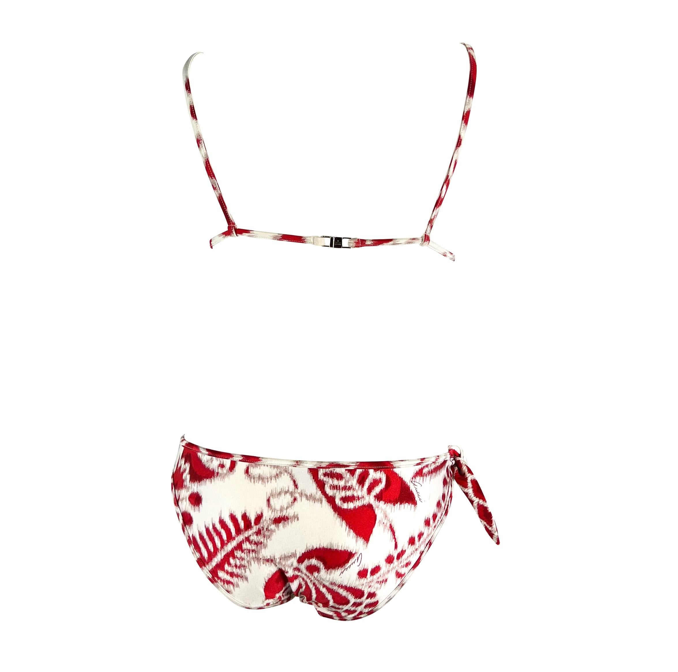 gucci floral bikini