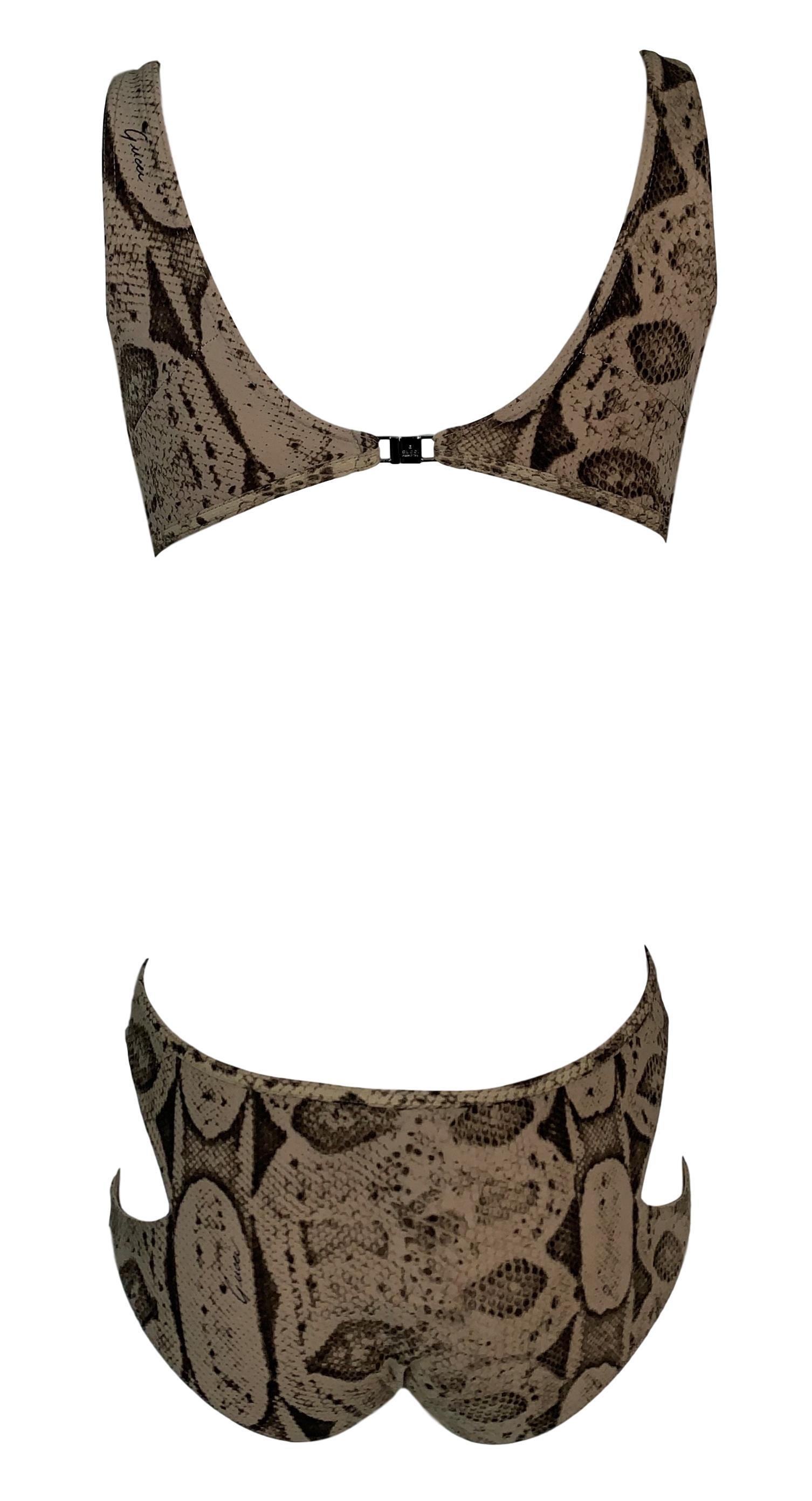 gucci print bikini