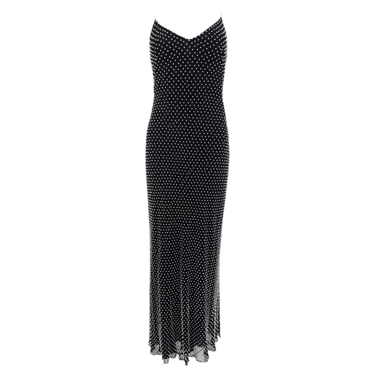 ralph lauren black and white evening dress Ralph Lauren Gown - One Shoulder Color Block Matte Jersey