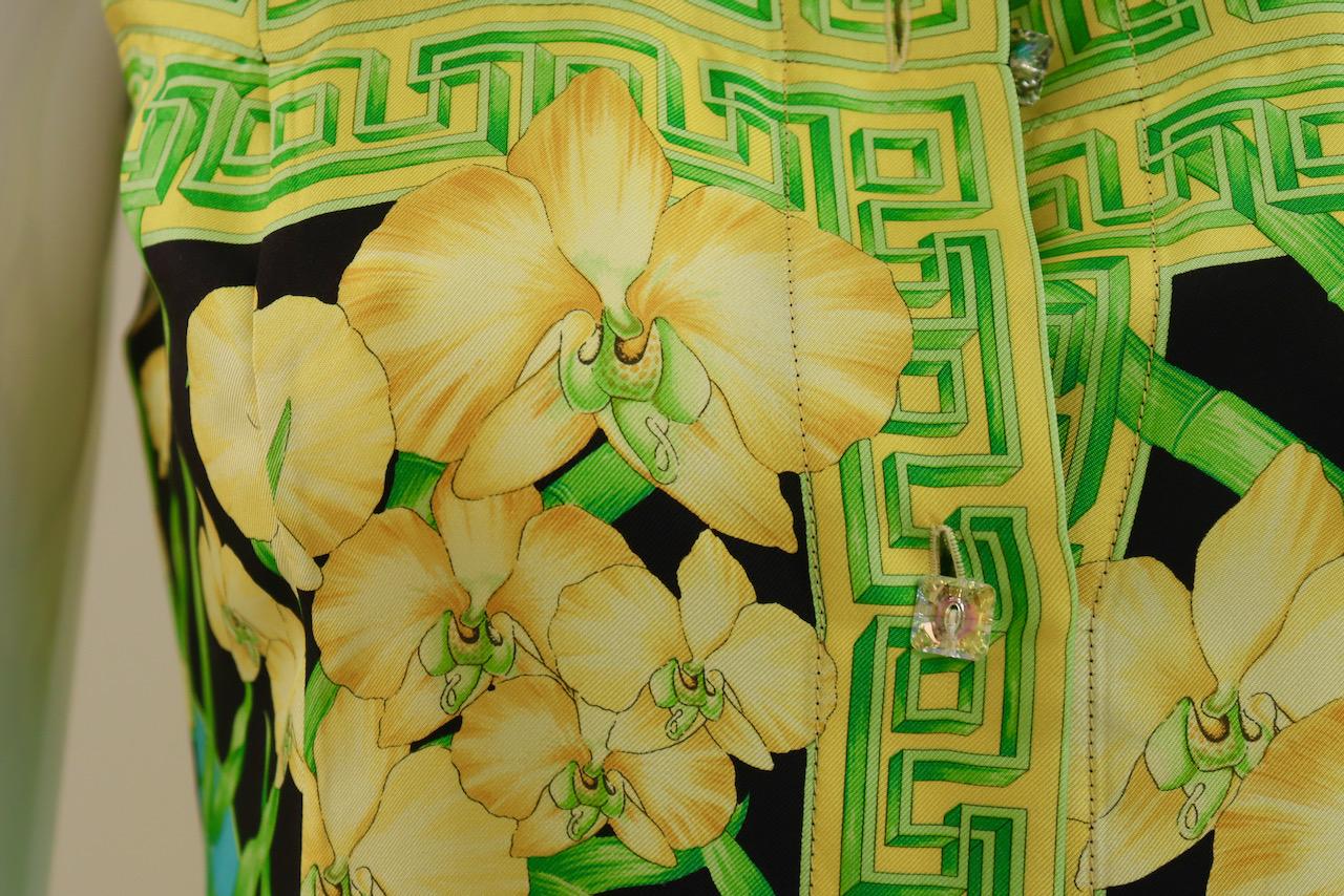 S/S 2000 Vintage VERSACE Couture Dress For Sale 1