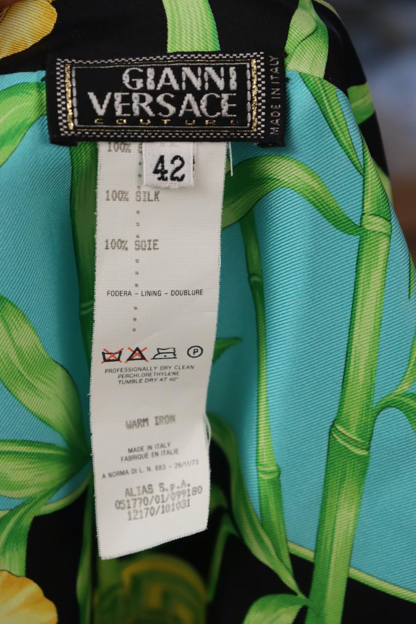 S/S 2000 Vintage VERSACE Couture Dress For Sale 3